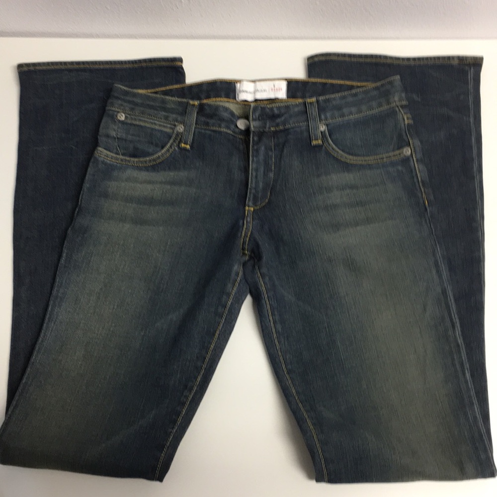 Paper denim &cloth Size 26 Super Low 5 Flare Jeans